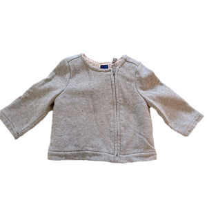 Baby Gap Sherpa Sweatshirt Zip up baby 6-12 months